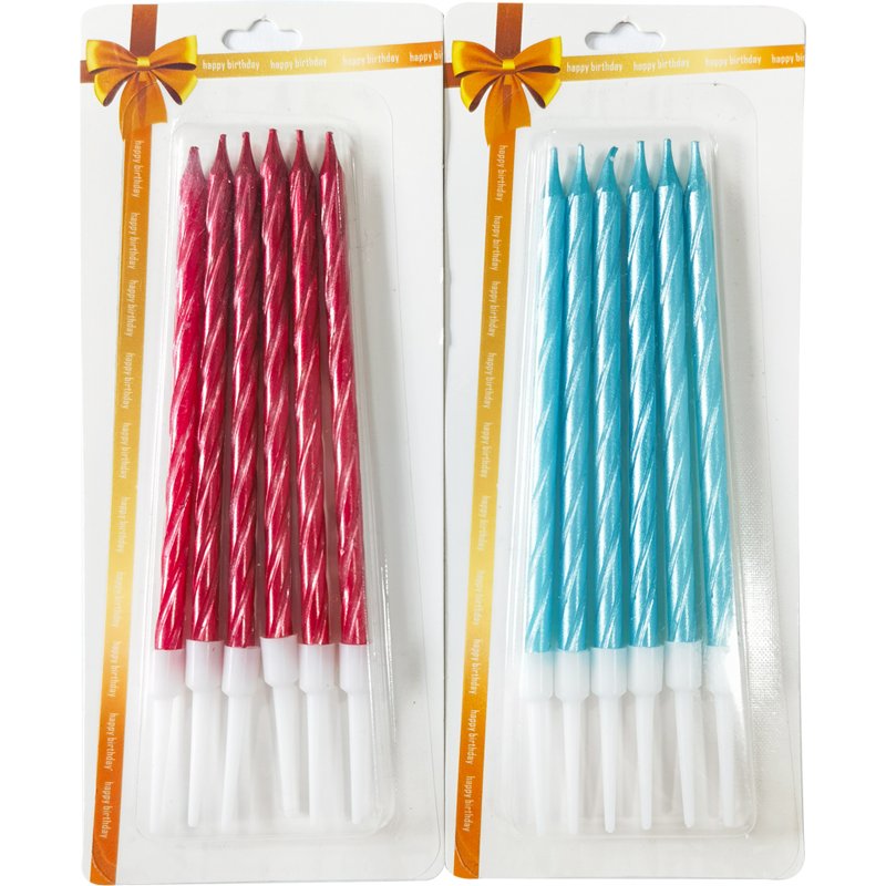 Creative Birthday Candles Colorful Cake Candles Children&#39;s Party Smoke-free Birthday Cake Candles Decoration