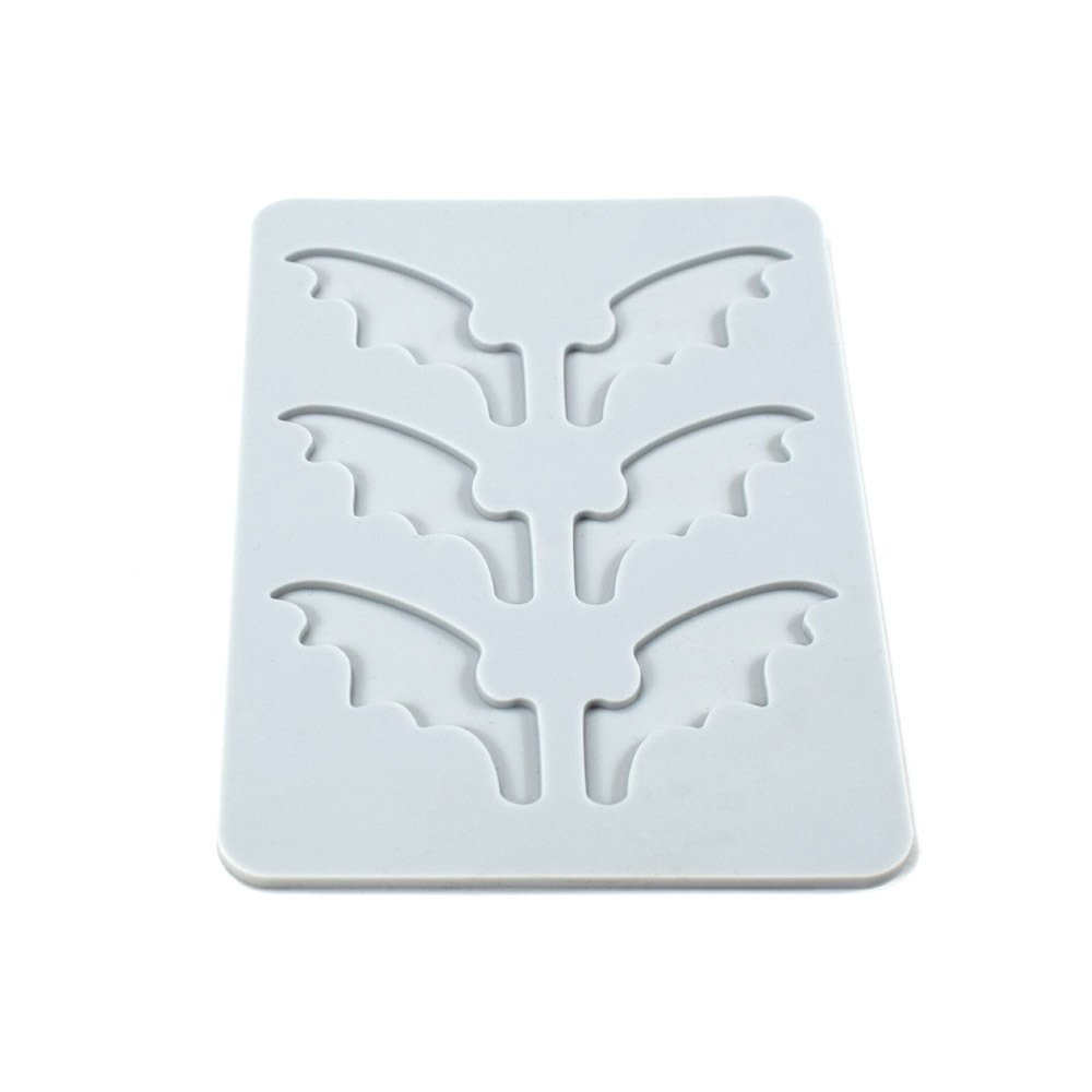 Early Riser Fondant Lace Mat Baking Pastry Tools Halloween Devil Wings Cake Decoration Silicone Mold