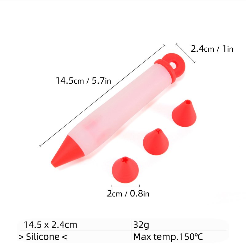 DIY diy baking supplies 3 Piping Icing nozzle cookie Dessert Decorating Syringe Set tools cake tools cake decorating supplies