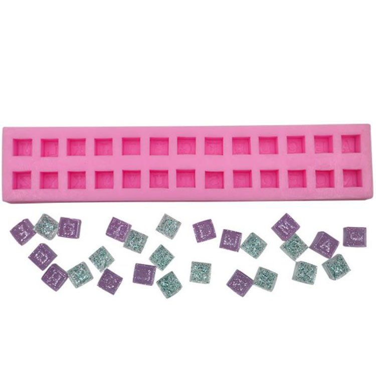 DIY Cake Tools Silicone English Letters Alphabet Building Block Fondant Chocolate Candle Mold Jelly & Candy Pudding Mould Tools
