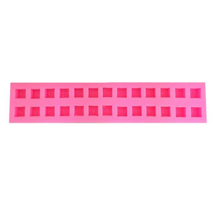 DIY Cake Tools Silicone English Letters Alphabet Building Block Fondant Chocolate Candle Mold Jelly & Candy Pudding Mould Tools