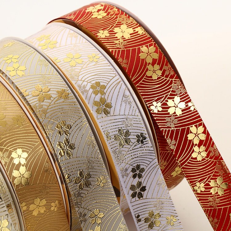 Happy Birthday Ribbon Birthday Cake Decorations Satin Ribbons for DIY Gift Wrapping Craft Bow Making Party Supplies