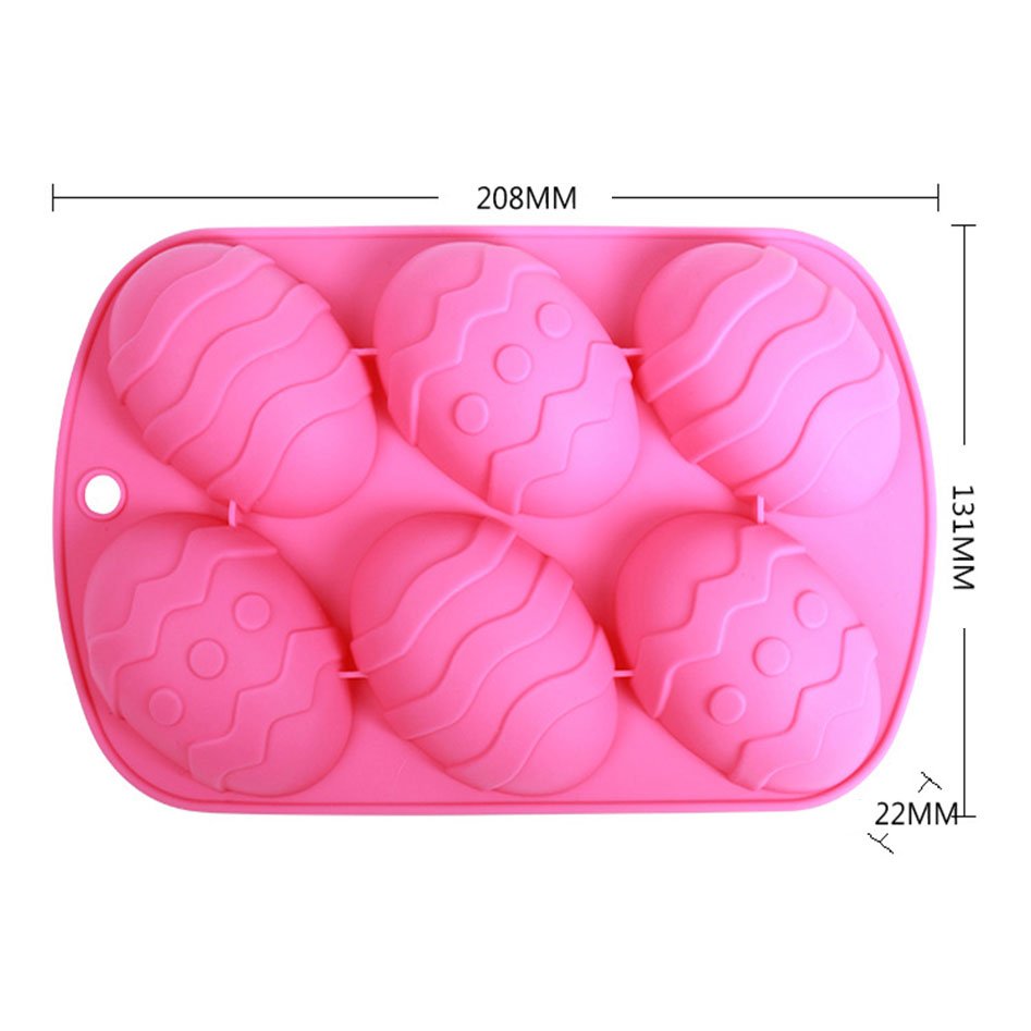 Easter DIY Egg Chocolate Cake Cookie Silicone Baking Mould Mould Decorating Easter Gift Silicone Chocolate Cake Mould