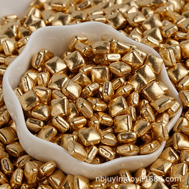 Edible Sugar Sprinkles Candy For Cake Decoration Baking Decoration Gold Sugar Sprinkles Silver Sugar Sprinkles