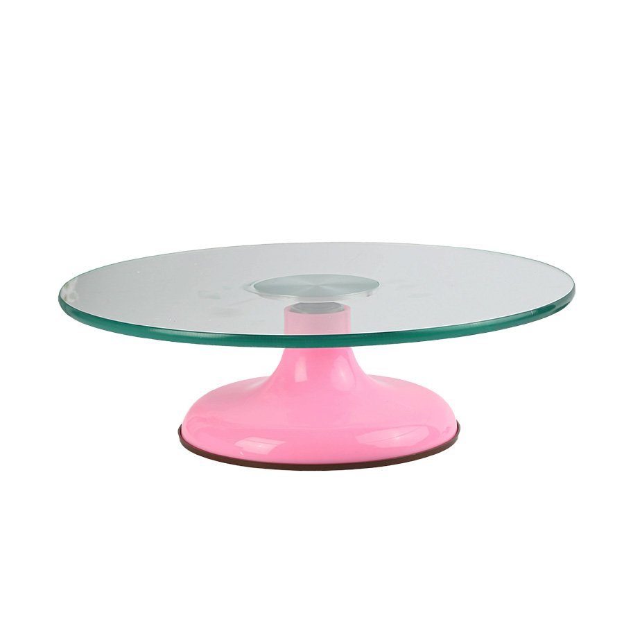 Baking supplies tools cake decorating glass cake turntable