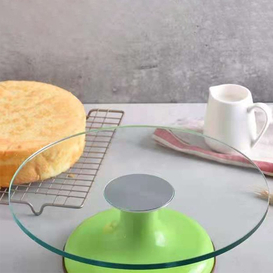 Baking supplies tools cake decorating glass cake turntable