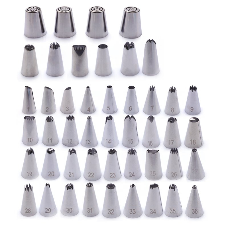 237pcs Pcs Baking Tool Reposteria Piping Tips Nozzles Set Cake Decorating Supplies With Storage Box