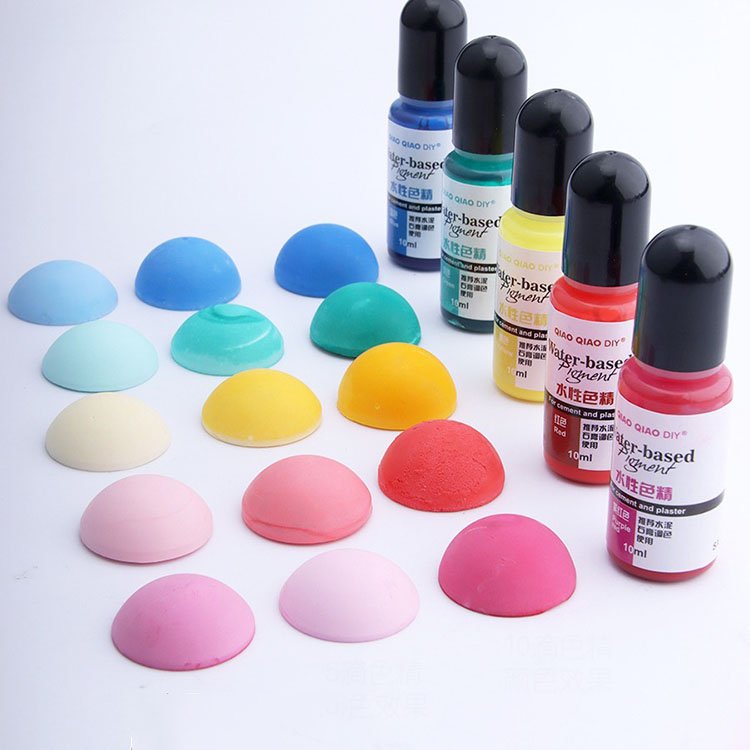 YS Factory Price 30-Color Gypsum Cement Pigment Concentrated Aqueous Liquid Colorant DIY Handmade Crafts Jewelry Dye Decoration