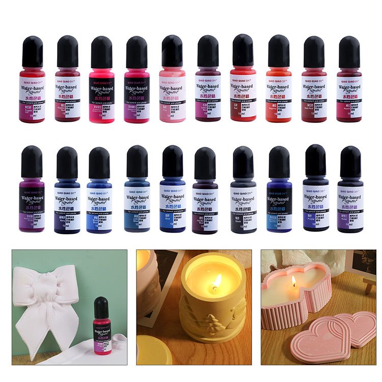 YS Factory Price 30-Color Gypsum Cement Pigment Concentrated Aqueous Liquid Colorant DIY Handmade Crafts Jewelry Dye Decoration