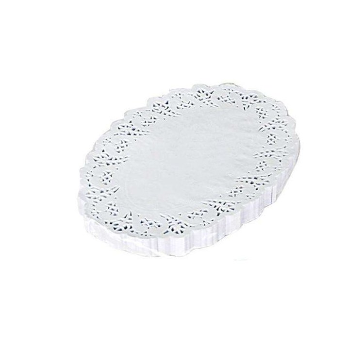 Eco-Friendly Disposable Colored Round Lace Paper Doily Disposable Food Oil Absorbent Paper White Round Lace Paper Doilies