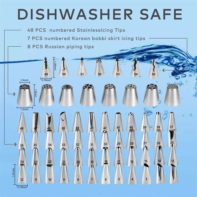 137pcs Complete Cake Baking Decorating Supplies Plastic Cake Pan Stand Set Kit Rotating Trending Cake Tools Sets
