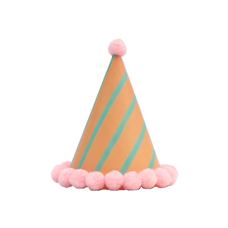 INS HOT Colorful Baby Birthday Party Hats Party Cone Hats Birthday Party Supplies Decorations