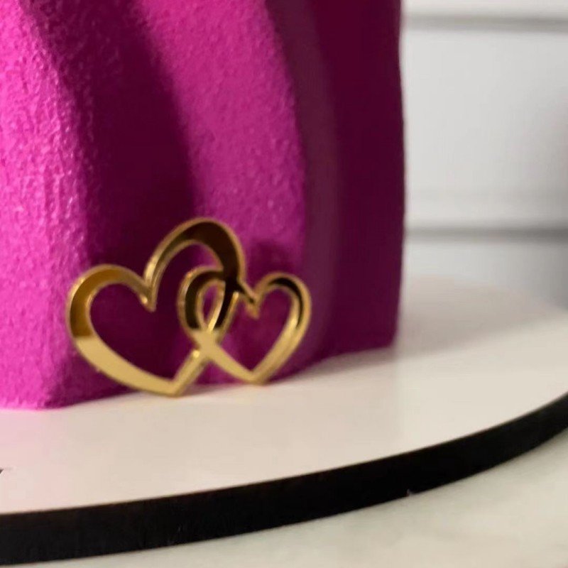 Valentine's Day cake decorating cake side acrylic new love acrylic birthday cake topper suppliers