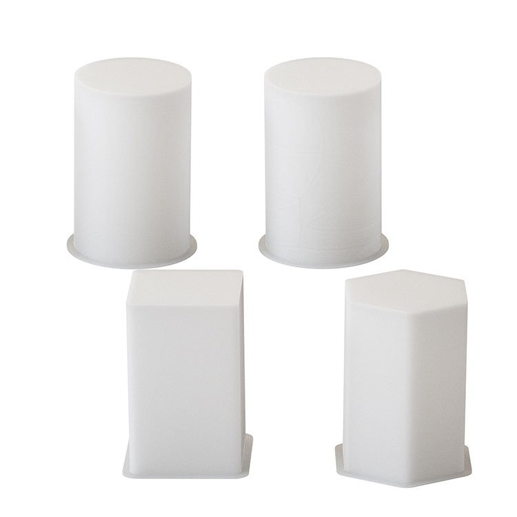 YS Cylinder Shape Candle Silicone Mold Diy Aromatherapy Candle Soap Mould Craft Gift Making Plaster Resin Wax Candle Making Tool