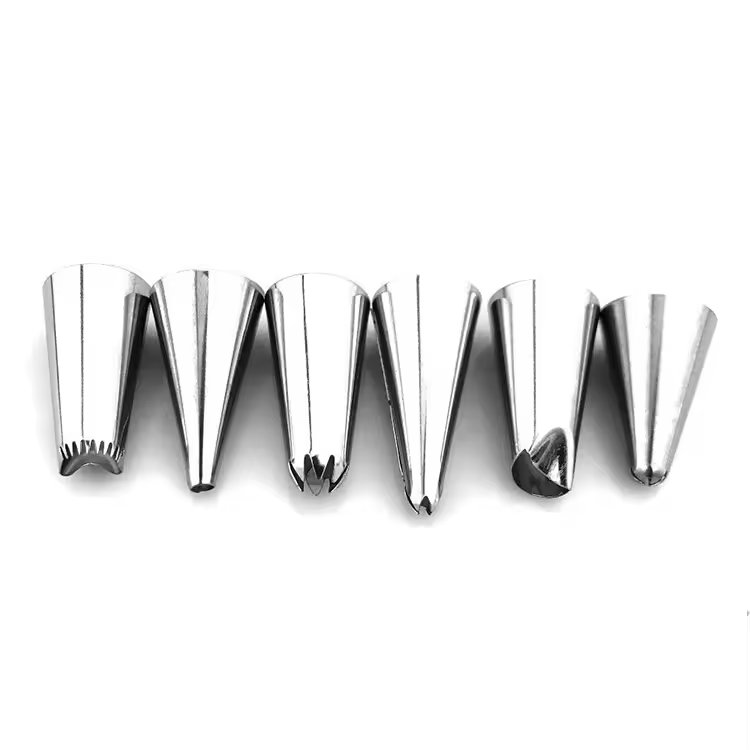 Wanlihao 26pcs/set Stainless Steel Cake Nozzle and Pastry Bag Baking Cake Tools
