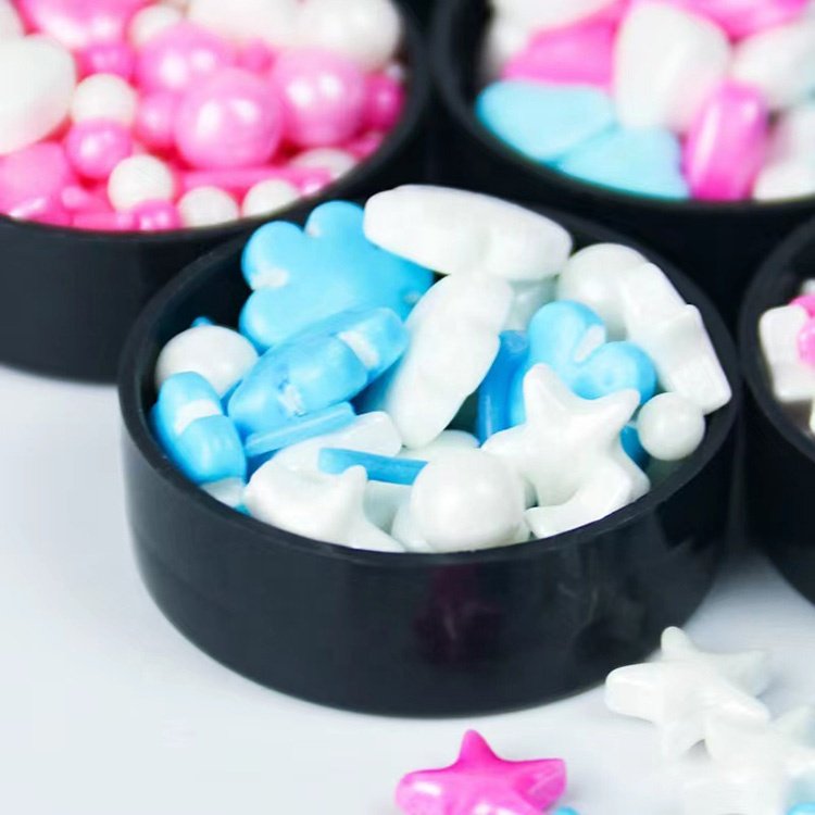 Colorful 95g Mixed Cake Sprinkles Edible Sugar Pearls Beads for Candy Cookies Dessert Decorating Sugar Beads