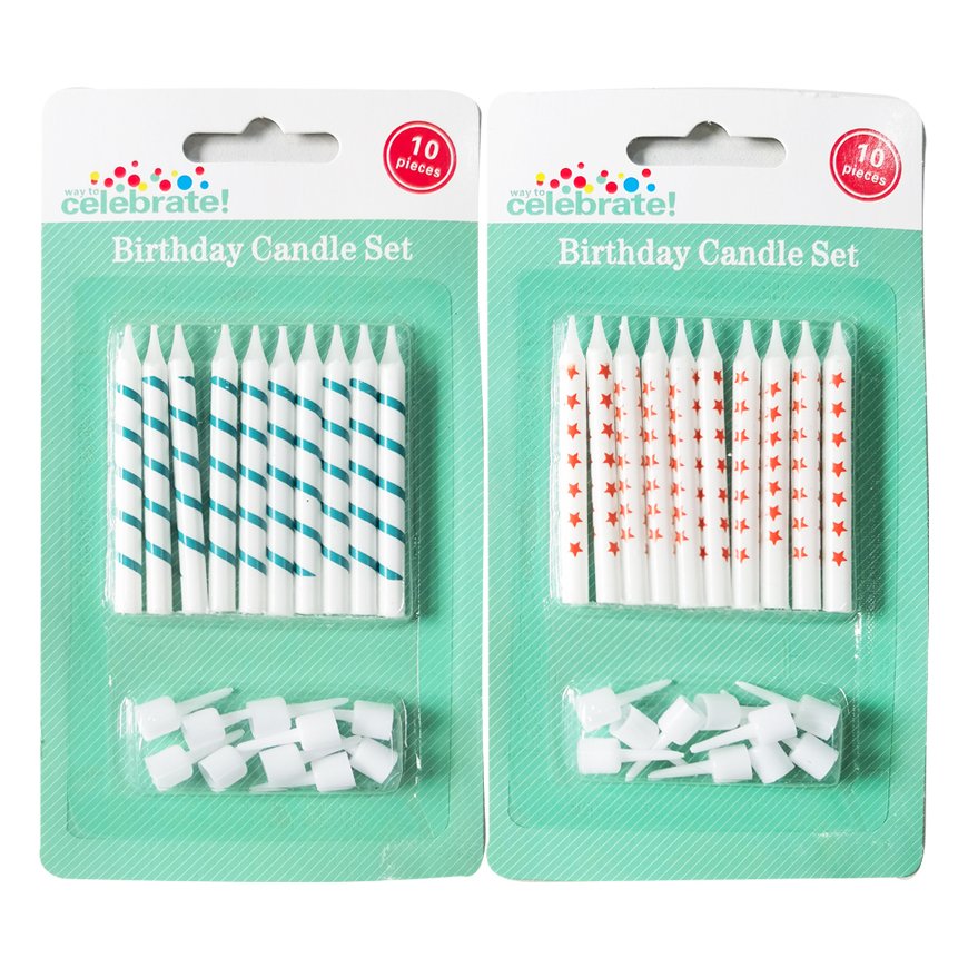 Metallic SHort Cake Sparkler Wholesale Happy Birthday Candles For Party