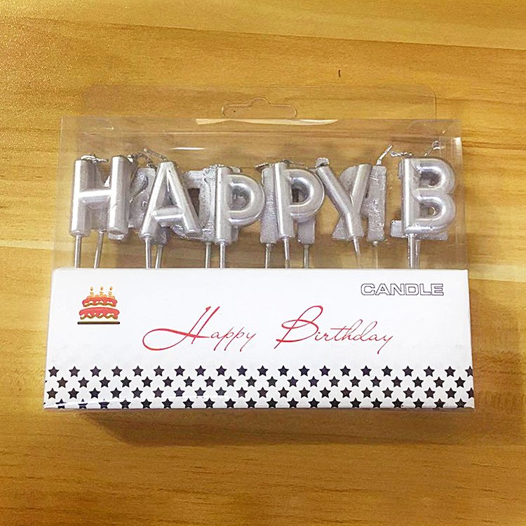 Happy Birthday Cake Topper Set Cupcake Paper Topper For Event Baby Shower Party Decoration Cake
