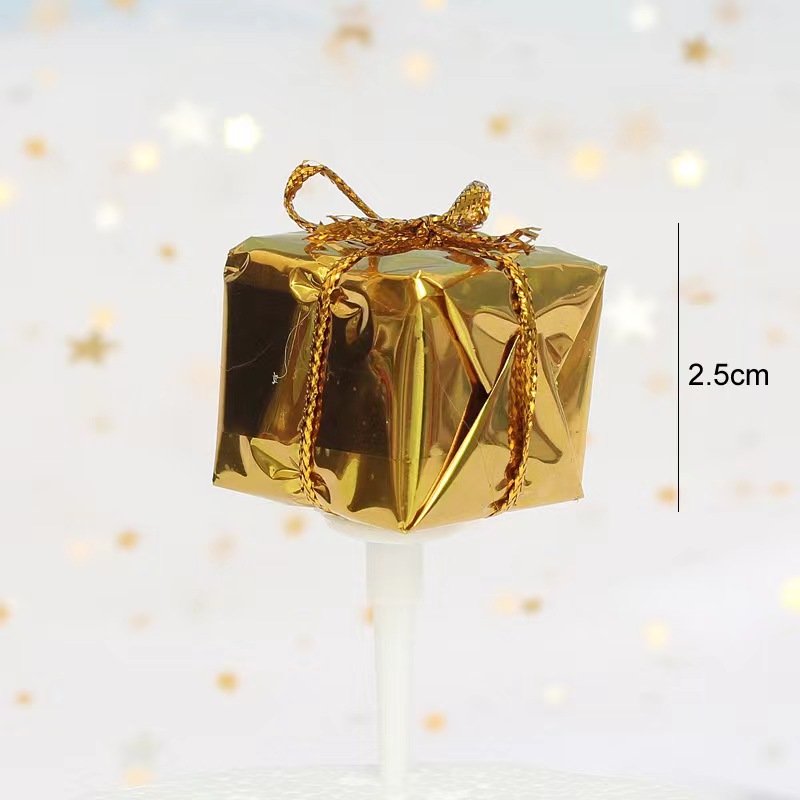 best selling Plastic merry Christmas Cake Toppers Leaf Deer Christmas Tree For Merry Christmas Cake Topper Decoration