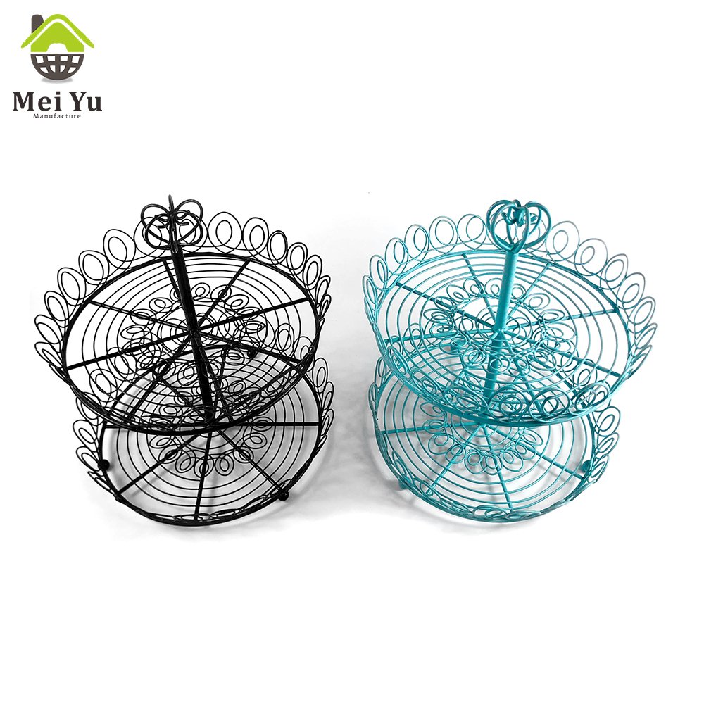 2 Layer Cake wire basket Rack Cake Tray Rack 3-tier Cooling Rack For Cookies Cake And More