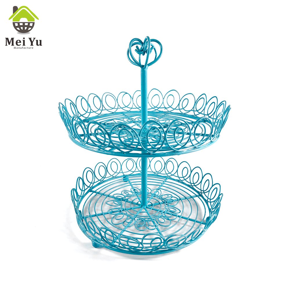 2 Layer Cake wire basket Rack Cake Tray Rack 3-tier Cooling Rack For Cookies Cake And More