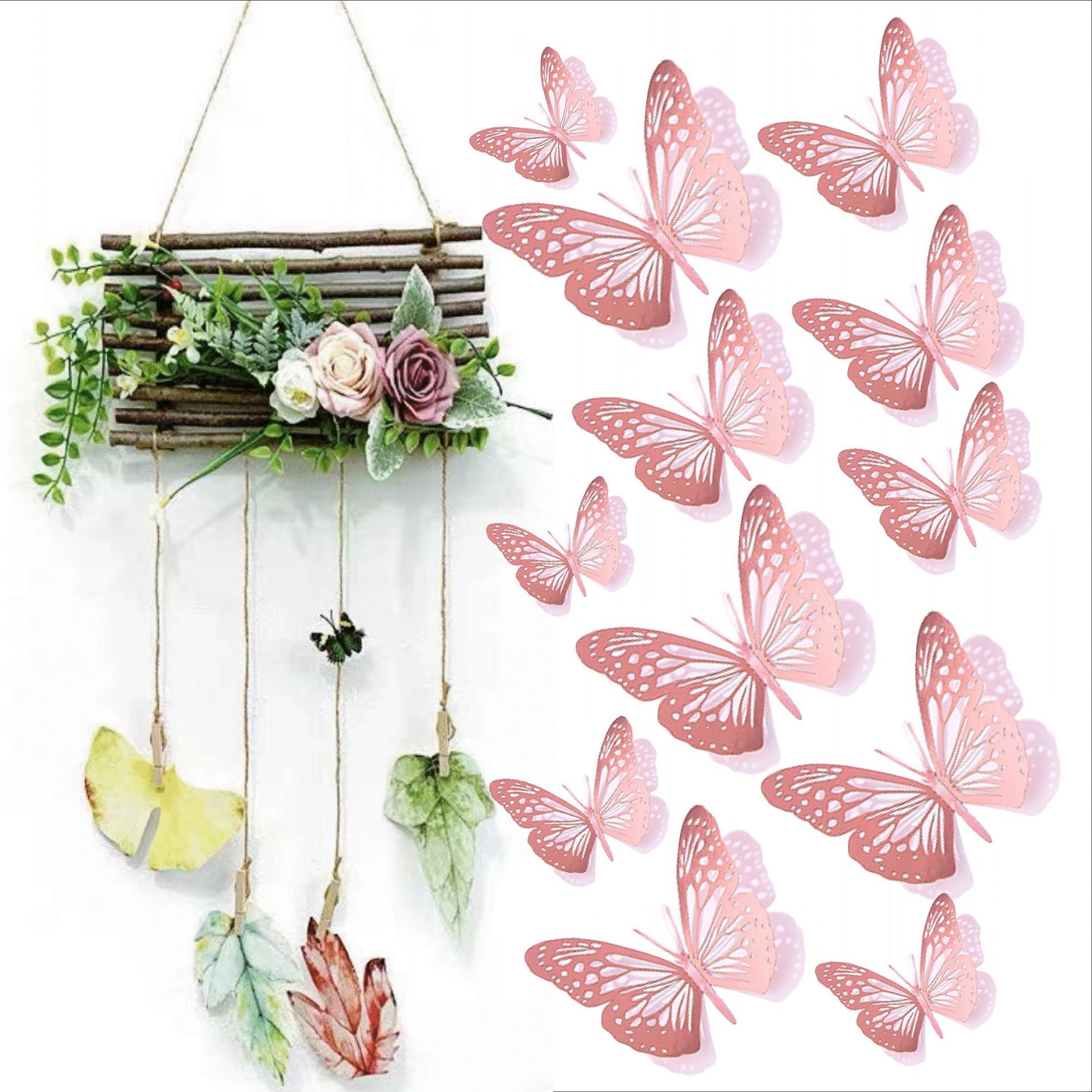 cake decorating supplies butterflies party birthday decoration 3D butterflies cake topper