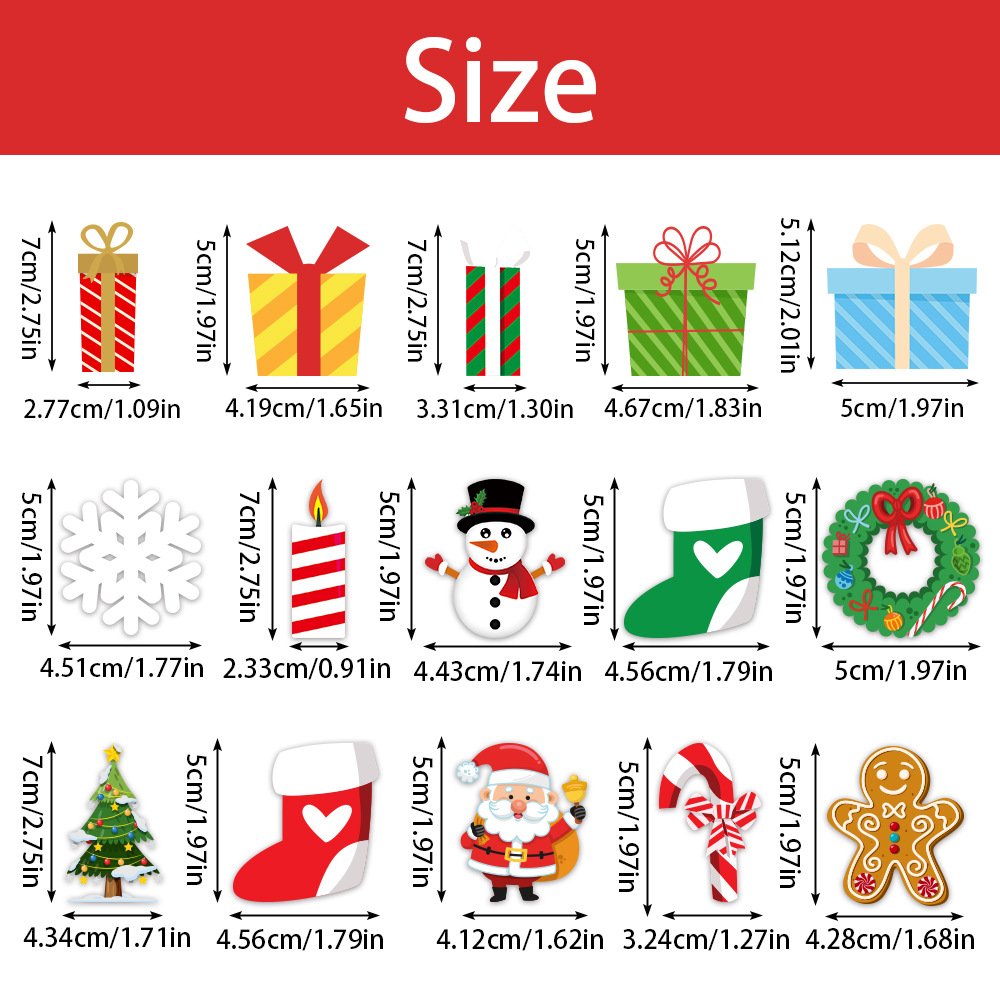 Ychon wholesale christmas tree with santa snowman cake accessories cake topper decoration