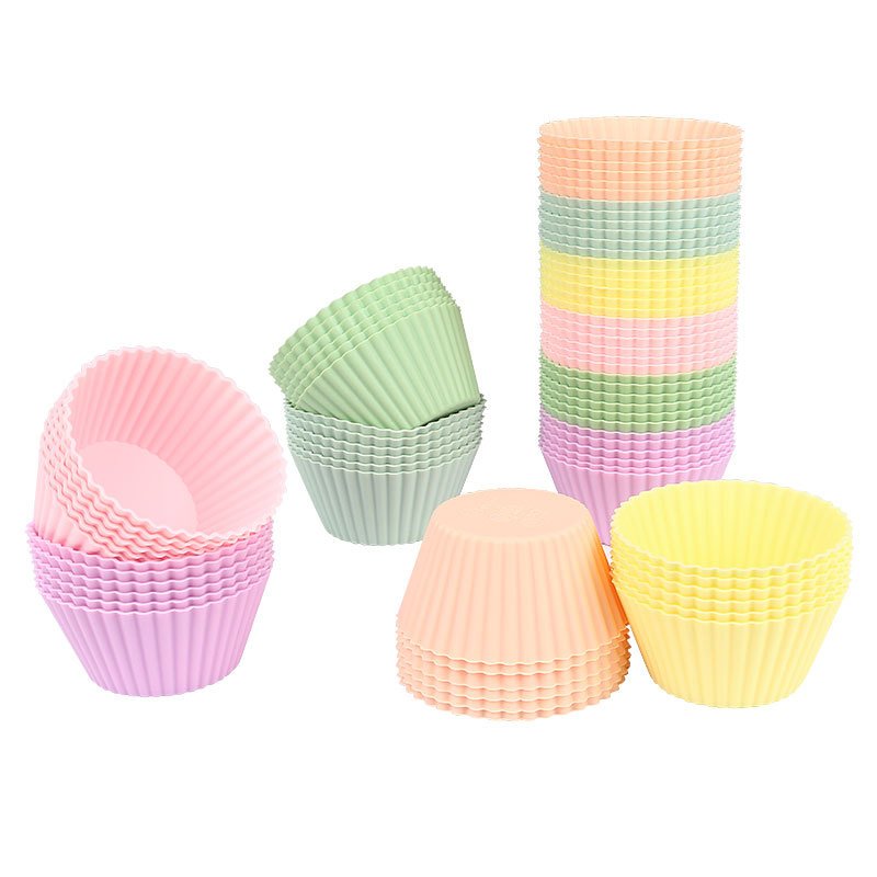 THEONE Custom Color Logo DIY Food Grade Silicone Mini Cup Bunt Cake Mold for Cake Decorating