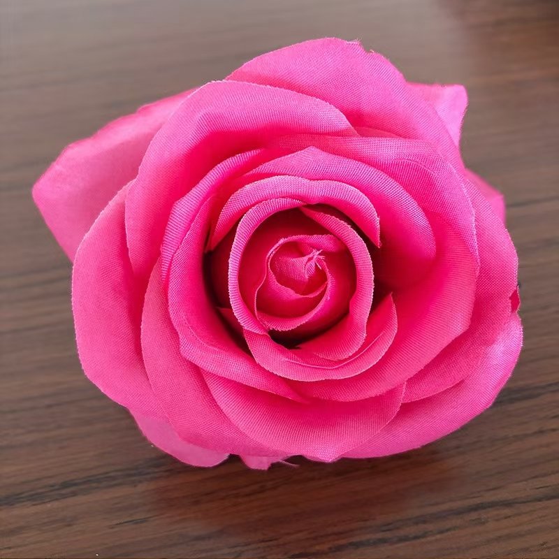 Silk Rose Artificial Flower Head Scrapbooking Home Wedding Wall Decoration Christmas DIY Wreath Candy Box Cake Decor