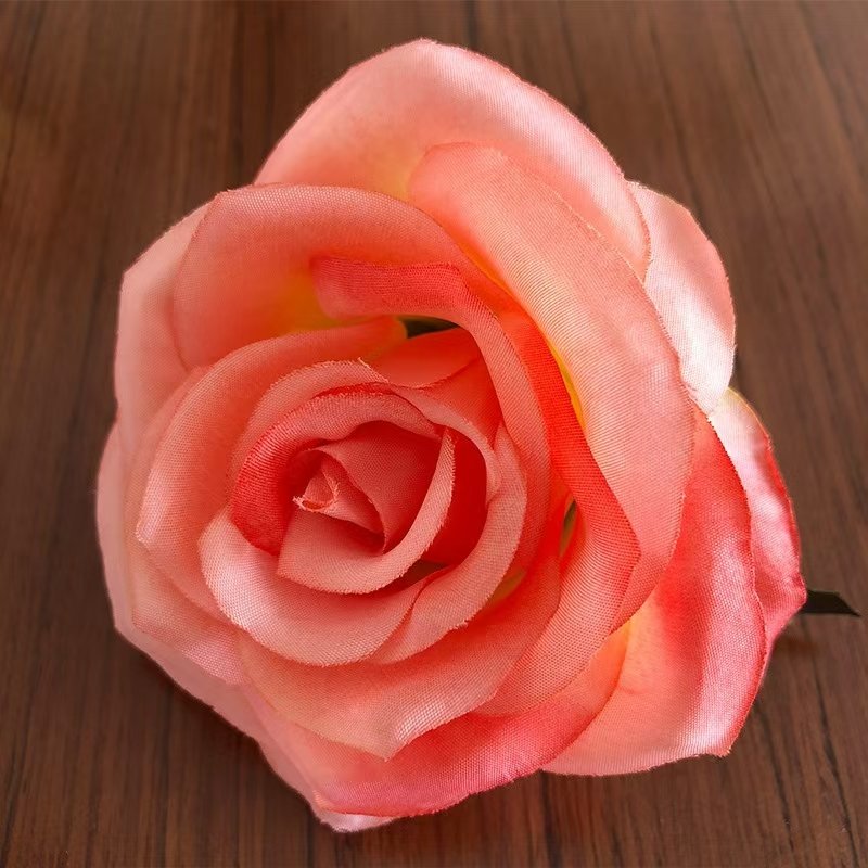 Silk Rose Artificial Flower Head Scrapbooking Home Wedding Wall Decoration Christmas DIY Wreath Candy Box Cake Decor