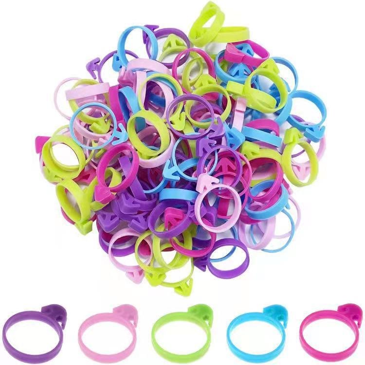 Reusable Pastry Bag Ties Silicone Icing Bag Ties Decoration Bag Cake and Pastry Supplies Clips