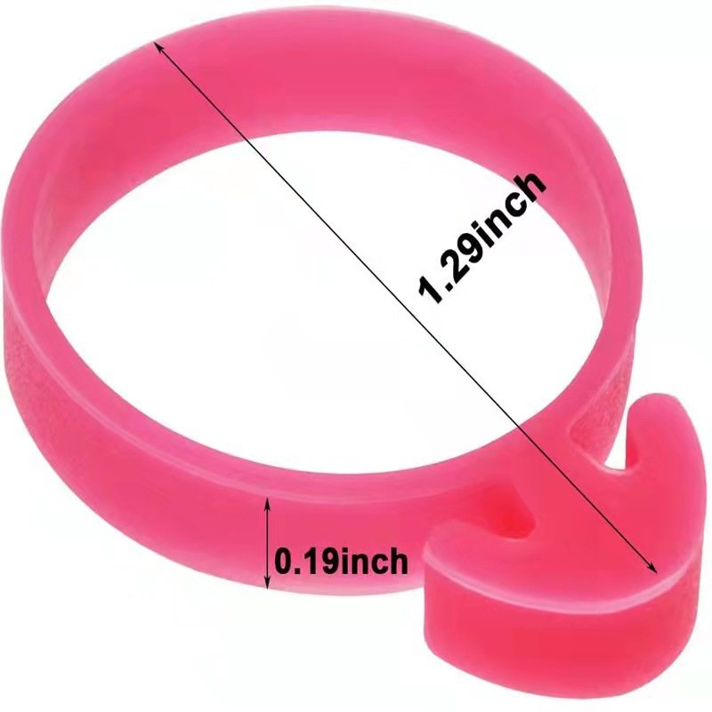 Reusable Pastry Bag Ties Silicone Icing Bag Ties Decoration Bag Cake and Pastry Supplies Clips