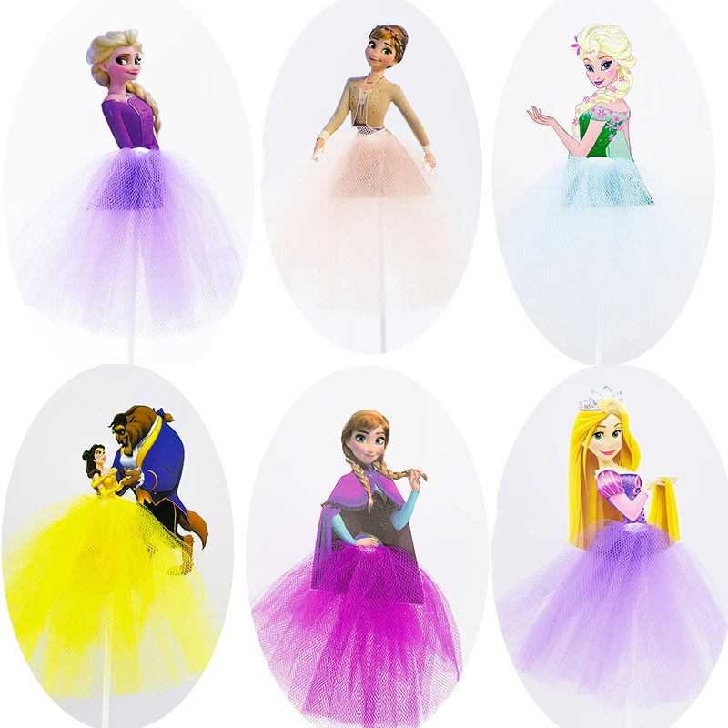 Hot sale Fairy tale Princess tutu skirt cake topper for child birthday party wedding decoration