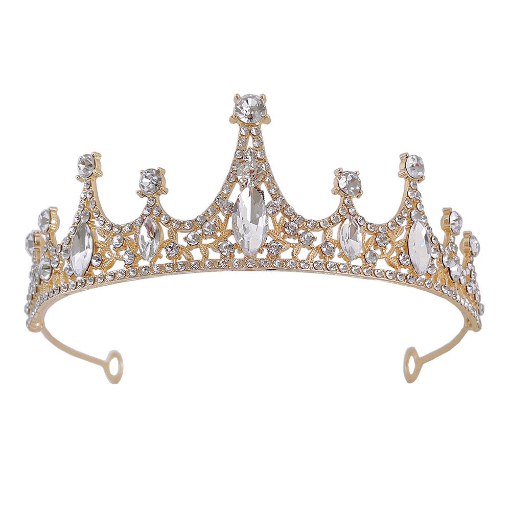 Wedding Party Cakes Decorating Gold Crown Cake Metal Crowns For Flower Arrangement Cake Accessories