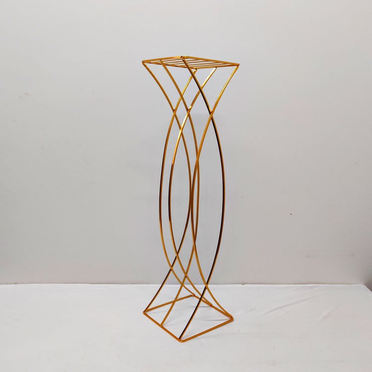 Wedding Favor Decorative Centerpieces Party Supplies and Table Decor Art Metal Flower Stand Column Base