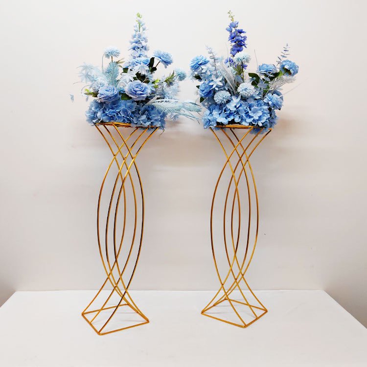 Wedding Favor Decorative Centerpieces Party Supplies and Table Decor Art Metal Flower Stand Column Base