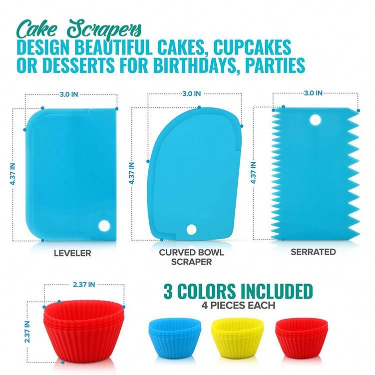 106 PCS Cake Decorating Supplies Kit Baking Pastry Tools Baking Accessories
