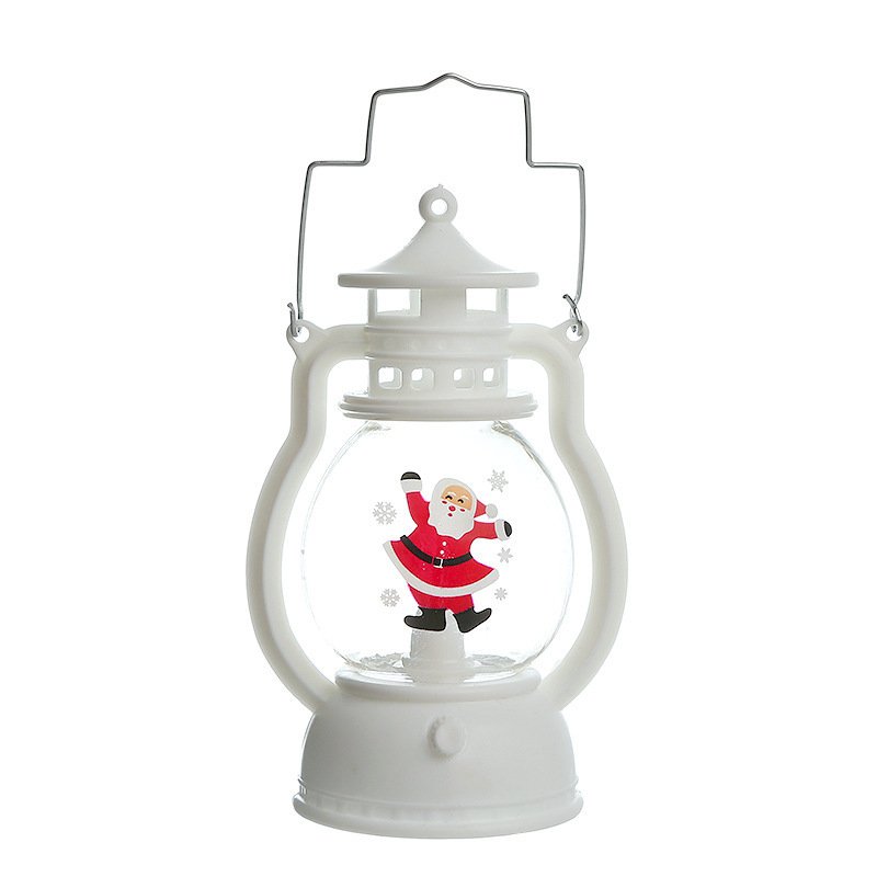 Christmas Lantern Tree Decoration Supplies Festive Christmas Lights Electronic Candle Hanging Led Wind Lamp