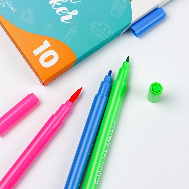 Cake Decorating Supplies Baking Tools Drawing Color Pen Set Biscuits Food Grade Edible Markers For Cookies