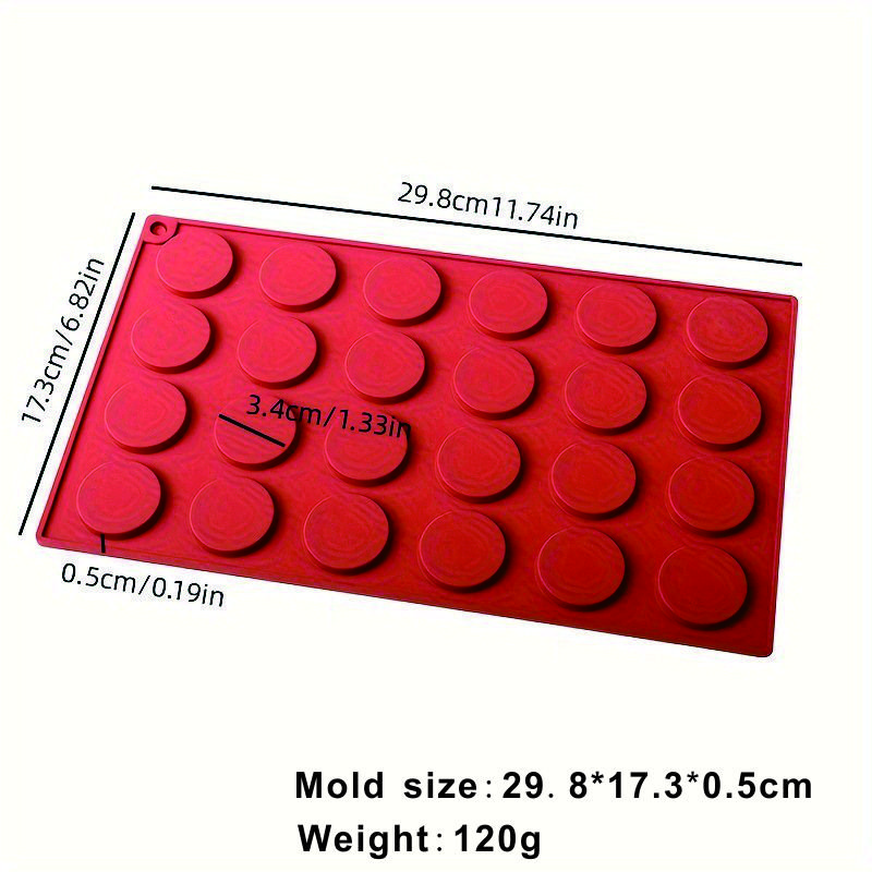 Early Riser Small Circle Silicone Mold Cake Decoration Chocolate Mold Baking Supplies Cake Accessories