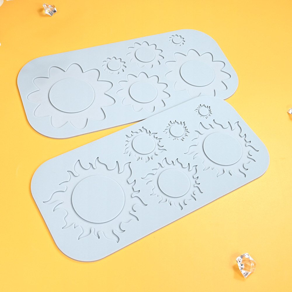 Early Riser Moule Silicone 3D Sunflower Lace Fondant Mat Dessert Baking Supplies Cake Decoration Mold