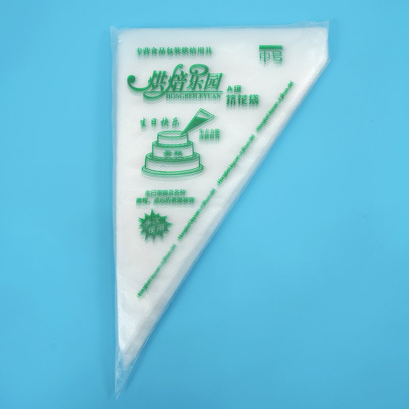 M 20*30cm Printed Piping Bag High Quality Baking Supplies Icing Pastry Bag Cake Decorating Tools Transparent Plastic HDPE