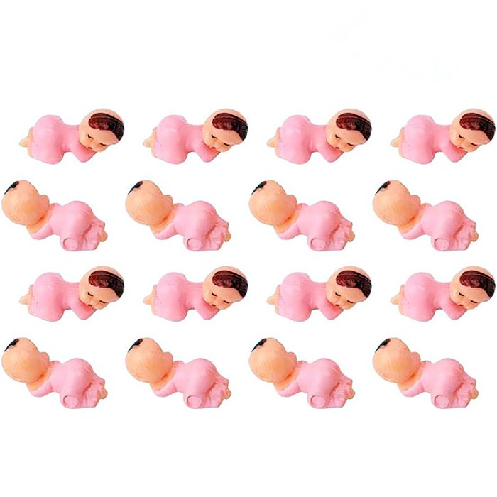 1 Inch Party King Cake Babies Recuerdos de Baby Shower Cake Topper Baby Shower Souvenir Gifts Favor Supplies
