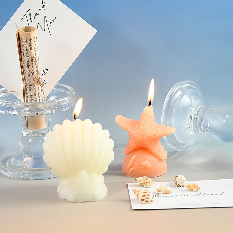 YS 3D Starfish Shell Seahorse Silicone Mold DIY Marine Animal Aromatherapy Soap Gypsum Resin Making Tool Cake Decoration Tool