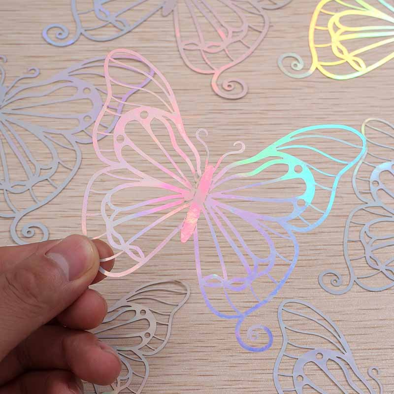 Hot selling wholesale price cake decorations butterflies party supplies birthday decoration 3D gold butterflies cake topper