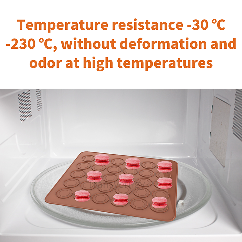 2024 Food-grade Silicone Macarons Donut Mold 48/30 Grids Chocolate Tray Baking Tools DIY Pan