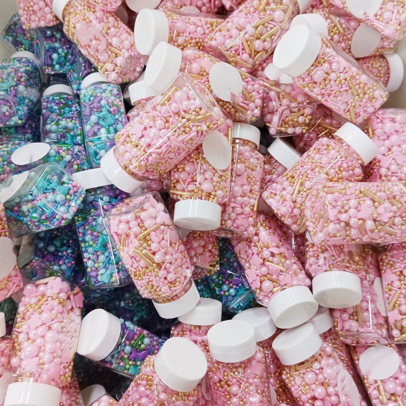 100g cake decorating supplies sprinkle packing bottles cake sprinkles edible decoration edible sugar beads for cake