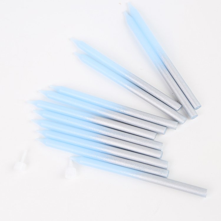 Cupcake Long Thin Wedding Birthday Candles For Party Supplies Decoration