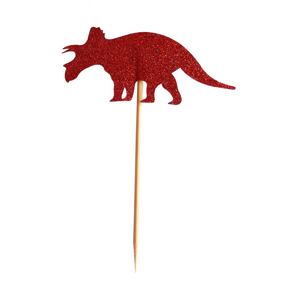 12 PCS Dinosaur Cupcake Topper Baby Boy Birthday Party Supplies Baby Shower Decoration Cake Topper