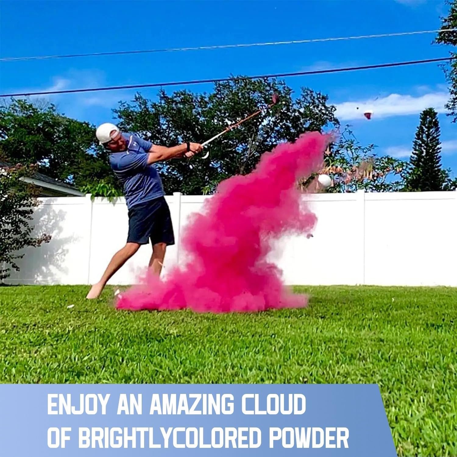 Gender Reveal Golf Balls Pack-Girl or Boy Baby Reveal Ideas Party Supplies Exploding Powder Biodegradable Golf Balls Funny Idea